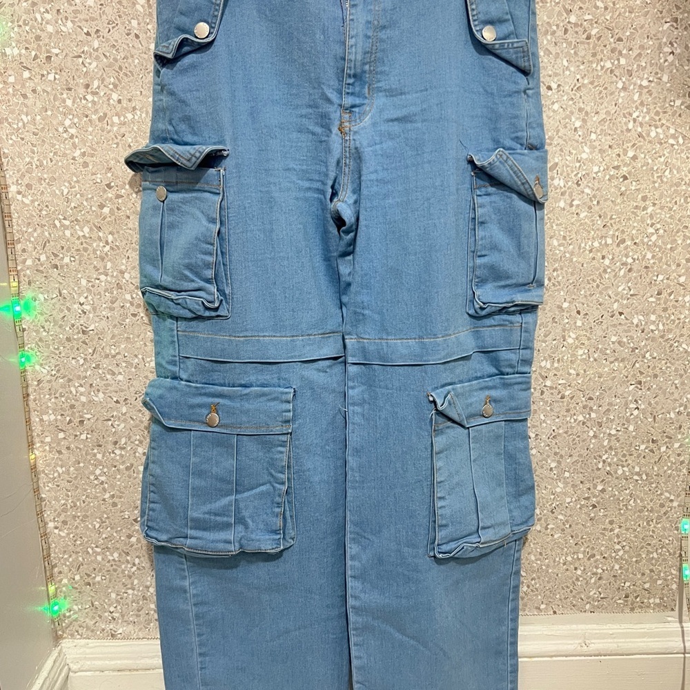 Daisy Blue Flare Wide Leg Jeans - Picture 2 of 9